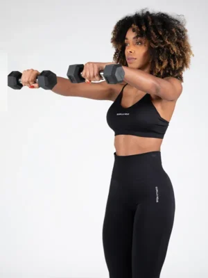 QUINCY Bešavni Sportski Top - Crni - Majice i Topovi