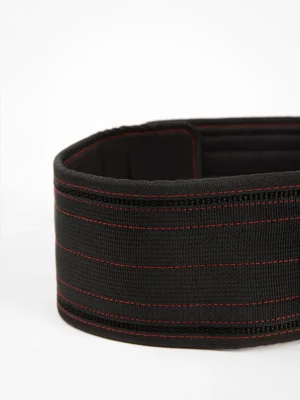 NAJLONSKI Pojas za Dizanje Tegova - Širina 10cm - Crno/Crveni - Dizački Pojasi