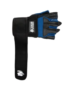 DALLAS Rukavice sa Steznicima za Zglob - Crno/Plave - Rukavice i Gripovi