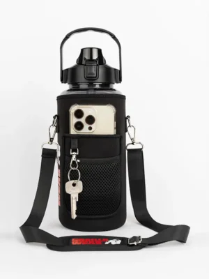 BOCA za Vodu sa Navlakom 2000ml - Crna - Šejkeri i Boce