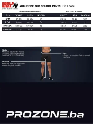 AUGUSTINE Old School Donji Dio - Crni - Donji Dio Trenerke