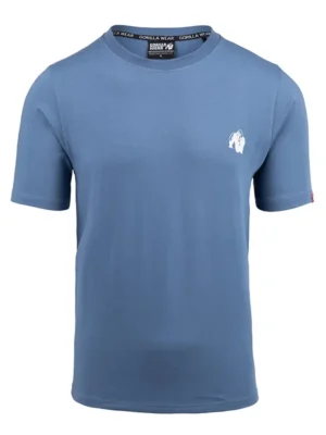 WARREN Majica - Plava - Majice Kratki Rukav