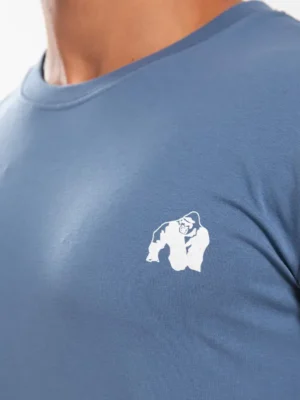 WARREN Majica - Plava - Majice Kratki Rukav