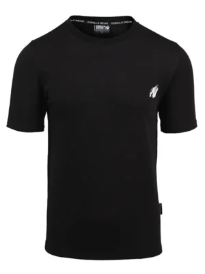 WARREN Majica - Crna - Majice Kratki Rukav