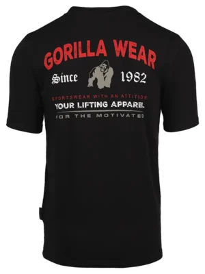 WARREN Majica - Crna - Majice Kratki Rukav