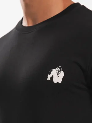 WARREN Majica - Crna - Majice Kratki Rukav