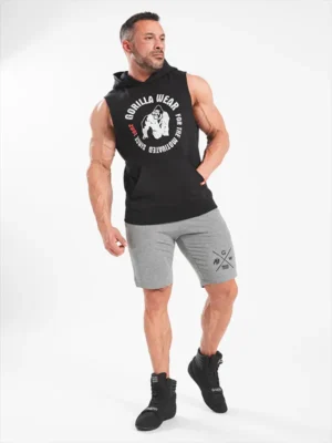 MARSHALL Dukserica bez Rukava - Crna - Majice Bez Rukava