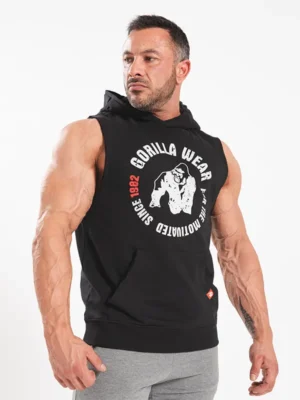 MARSHALL Dukserica bez Rukava - Crna - Majice Bez Rukava