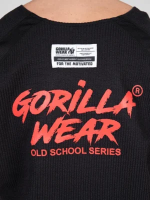 AUGUSTINE Old School Trening Top - Crno/Crveni - Majice Kratki Rukav