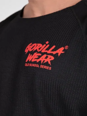 AUGUSTINE Old School Trening Top - Crno/Crveni - Majice Kratki Rukav