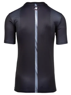 CLAYTON Majica - Crno/Crvena - Borilačka Odjeća