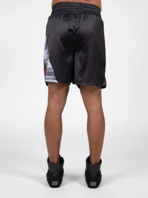 CLAYTON Bokserski Šorc - Crno/Crveni - Borilačka Odjeća