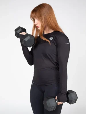 RALEIGH Majica Dugi Rukav - Crna - Dukserice i Trenerke Gornji Dio