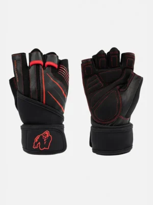 DALLAS Rukavice sa Steznicima za Zglob 2.0 - Crno/Crvene - Rukavice i Gripovi