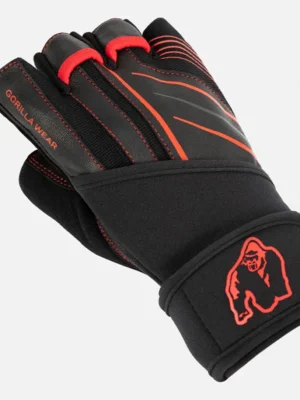 DALLAS Rukavice sa Steznicima za Zglob 2.0 - Crno/Crvene - Rukavice i Gripovi