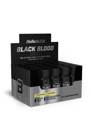 Black Blood Shot - 60ml x20 - Pre Workout
