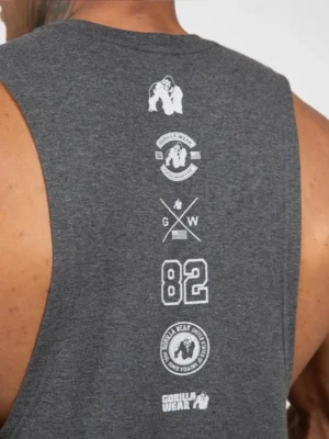 LOPEZ Majica bez Rukava - Siva - Majice Bez Rukava