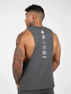 LOPEZ Majica bez Rukava - Siva - Majice Bez Rukava