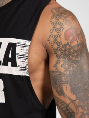 LOPEZ Majica bez Rukava - Crna - Majice Bez Rukava