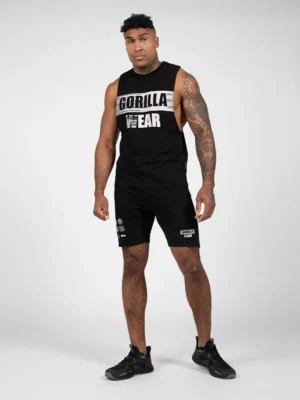 LOPEZ Majica bez Rukava - Crna - Majice Bez Rukava