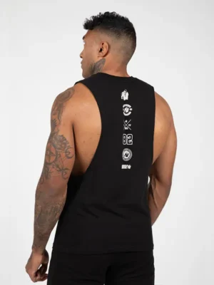 LOPEZ Majica bez Rukava - Crna - Majice Bez Rukava