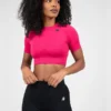 WHITNEY Bešavna Kratka Majica - Pink - Majice i Topovi