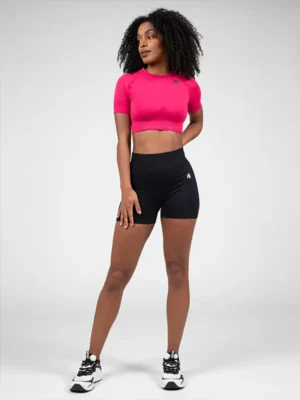 WHITNEY Bešavna Kratka Majica - Pink - Majice i Topovi