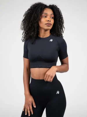 WHITNEY Bešavna Kratka Majica - Crna - Majice i Topovi