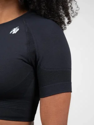 WHITNEY Bešavna Kratka Majica - Crna - Majice i Topovi