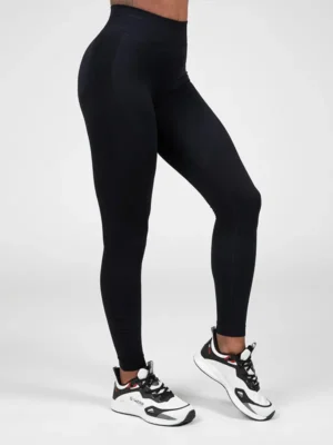 WHITNEY Bešavne Tajice - Crne - Tajice i Trenerke Donji Dio