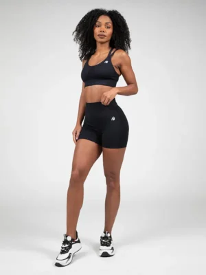 WHITNEY Bešavni Šorc - Crni - Šorcevi