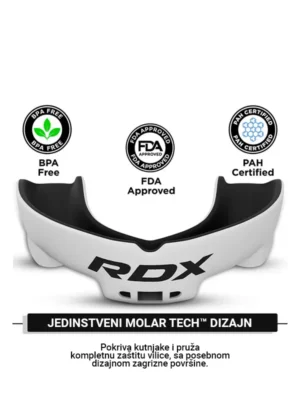 RDX Štitnik za Zube - Bijeli - Zaštitna Oprema