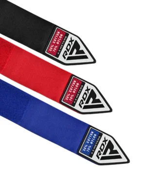 RDX Profesionalne Bandaže za Boks 450cm Set x3 - Crne, Crvene i Plave - Zaštitna Oprema