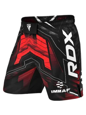 RDX MMA Šorc IMMAF Approved - Crveni - Borilačka Odjeća