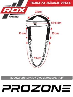 RDX H2 PLUS Traka za Jačanje Vrata - Fitness Oprema