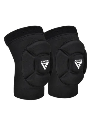 RDX Štitnici za Koljena za MMA i Muay Thai - Crno/Bijeli - Zaštitna Oprema