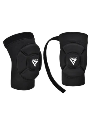 RDX Štitnici za Koljena za MMA i Muay Thai - Crno/Bijeli - Zaštitna Oprema