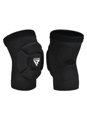 RDX Štitnici za Koljena za MMA i Muay Thai - Crno/Bijeli - Zaštitna Oprema
