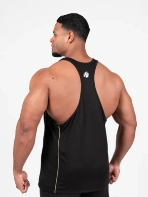 CASPER Stringer Majica - Crno/Zelena - Majice Bez Rukava