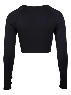 HILTON Bešavna Majica Dugi Rukav - Crna - Majice i Topovi