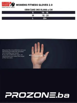 ŽENSKE Fitness Rukavice 2.0 - Crno/Sive - Rukavice i Gripovi