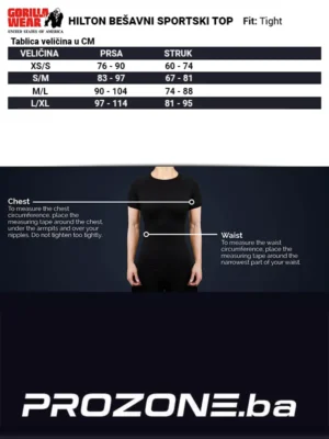 HILTON Bešavni Sportski Top - Pink Crveni - Majice i Topovi