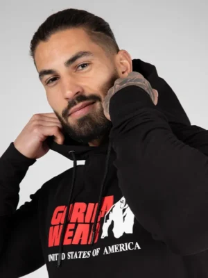 Gorilla Wear Classic Dukserica - Crna - Gornji Dio Trenerke i Dukserice