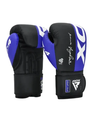 RDX F4 Bokserske Rukavice za Sparing - Crno/Plave - Rukavice za Boks i MMA