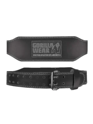 KOŽNI Pojas za Dizanje Tegova - Širina 10cm - Sivi - Dizački Pojasi