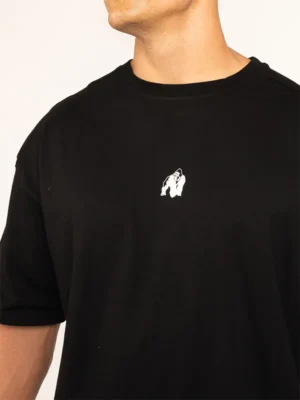 PHILIP Oversized Majica - Crna - Majice Kratki Rukav