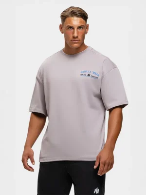 MACON Oversized Majica - Siva - Majice Kratki Rukav