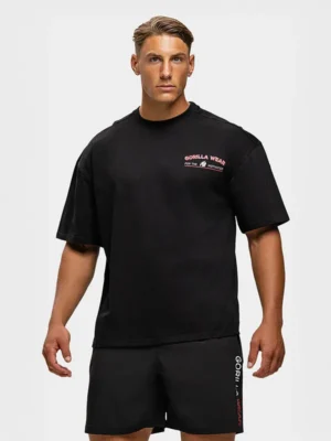 MACON Oversized Majica - Crna - Majice Kratki Rukav