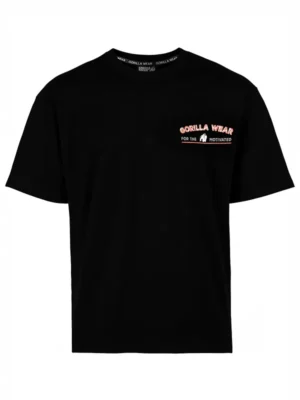 MACON Oversized Majica - Crna - Majice Kratki Rukav