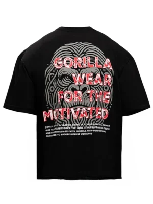 MACON Oversized Majica - Crna - Majice Kratki Rukav